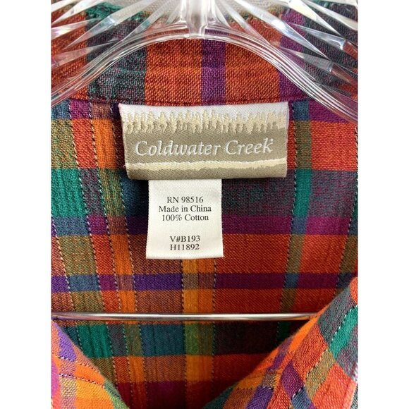 Coldwater Creek Women's Long Sleeve Multi-color Top - Picture 3 of 5